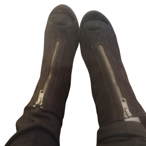 Ladies peep toe heels - Picture 4 of 7